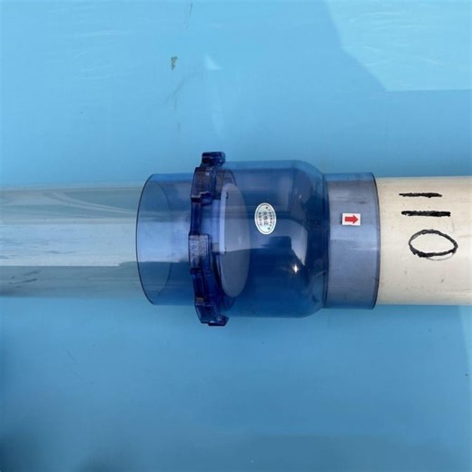 AISHA 50mm Flap Check Valve Transparent Design UPVC Material Non-return Valve Simple Clear Anti-backflow Stream Control Gate Under Sink | Lazada PH