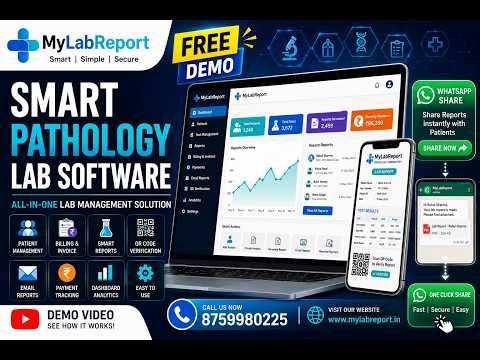MyLabReport Demo | Smart Pathology Lab Software @ ₹399/Month