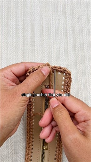 Finish your crochet project with the invisible join method for a nice, clean look.
