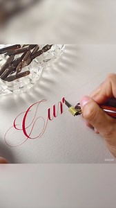 Curiosity, using a pointed calligraphy pen #calligraphy | Made by Edgar