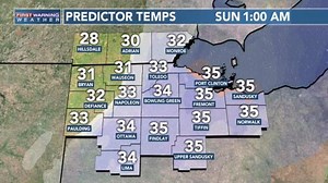 Say it ain't snow! Snow showers continue through midnight. Then diminish west to east 1-3am. Who's making snow angels? Send us your reports, here is an idea of what could be waiting for you by early Sunday morning. | 13abc