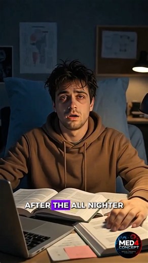 How studying without sleep affects