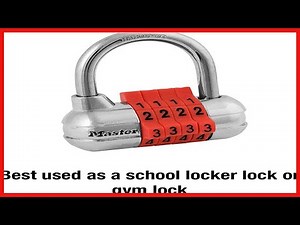 Master Lock 1523D Set Your Own Combination Padlock, 1 Pack, Color May Vary