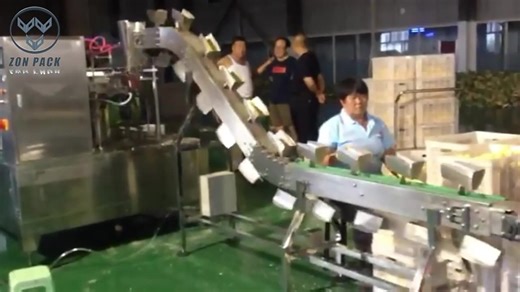 Automatic Frozen Fruits Cup Filling Multi Head Packing Machine