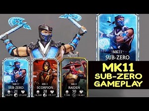 Mortal Kombat Mobile. New Sub-Zero is INSANE. MK11 Sub-Zero Gameplay in MK11 Team.