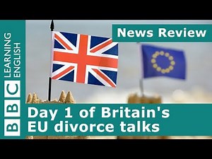 Day 1 of Britain's EU divorce talks: BBC News Review