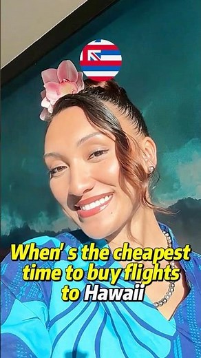 When’s the cheapest time to buy flights to Hawaii #hawaiiliving #travel #traveltips #travelling