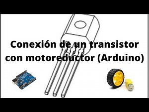 Conectar un motor con un transistor arduino uno (manera practica)