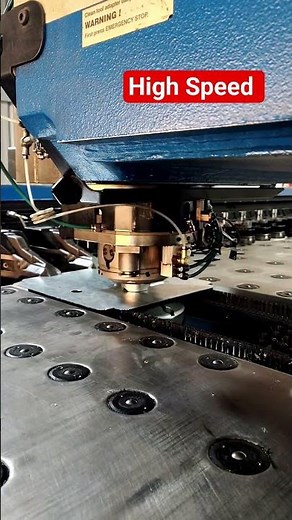 Make a louver using CNC Punching Machine #cncworks #trumpfcnc #cnc