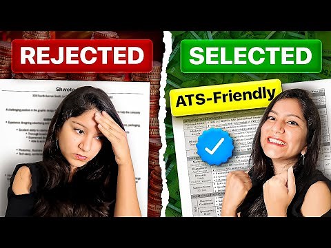 This is Why Your Resume Gets Rejected ➤ ATS Resume Format & Tips 2024
