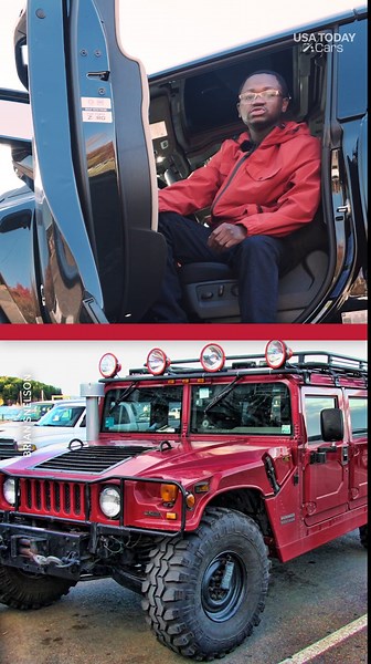 Three windshield wipers and four-wheel steering. That's a Hummer EV