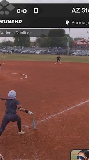 Softball Home Run Caught on Camera