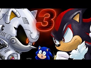 Shadow vs Metal Sonic Rival Showdown - Sonic Movie 3 Parody Cartoon