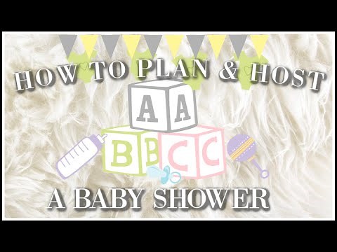 HOW TO: PLAN + HOST A BABY SHOWER | TIPS + CHECK LIST | BABY SHOWER IDEAS