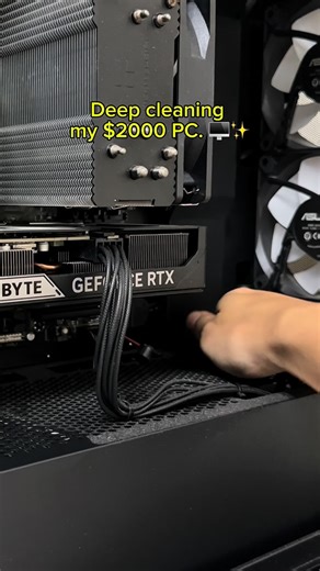 𝕁𝕒𝕤𝕠𝕟 | 𝔻𝕖𝕤𝕜 𝕊𝕖𝕥𝕦𝕡 ℂ𝕣𝕖𝕒𝕥𝕠𝕣 on Instagram: "My PC was screaming for help... 💀 - If you hate dust as much as I do, this cleaning gel is a game changer for your desk setup. It gets into those tiny gaps in the GPU and case mesh that brushes always miss. - 🧼 Is your setup clean or dusty right now? Be honest! 👇 - 🛒 Check out my ”Cleaning Must-Haves“ in bio link! - #pcsetup #gamingsetup #cleaninghacks #pccleaning #desksetup"