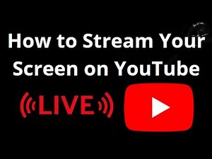 How to Stream Your Screen on YouTube - Complete Guide