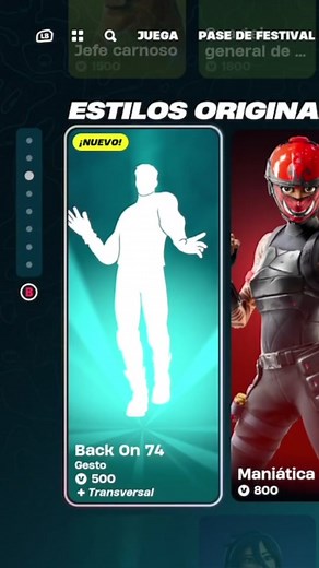 Descubre el Nuevo Gesto Transversal: 'Back on 74' en Fortnite