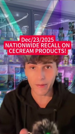 Nationwide Ice Cream Recall: Are Your Favorite Flavors Safe? #IceCreamRecall #FoodSafety #TikTokNews #Viral #fyp #foryou #tiktok #pov #greenscreen #news #recall #niickjackson