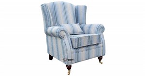 Stripe fabric arm chairs | Buy at Designer Sofas 4U