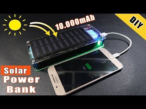 How To Make A Solar Power Bank Charger For Mobile