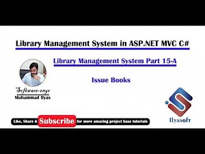 Library Management System Part 15-A Issue Books Form in ASP NET MVC C# C Sharp