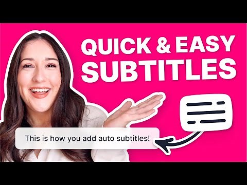 How to Add Subtitles to Video - Quick & Easy!!!