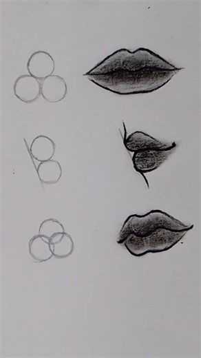 Lips Tutorial✨#aesthetic#drawing #drawing#lips#tutorial#youtube#aesthetic #sketch#shorts#viral#draw