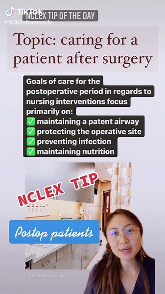 Post-Op Nursing Care: NCLEX Tips for Post-Op Patients