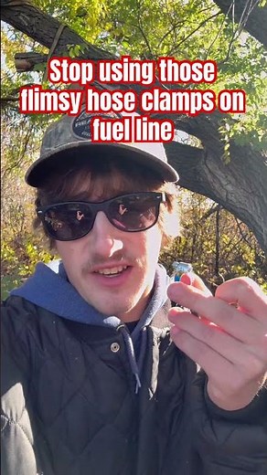 Stop using those flimsy hose clamps on fuel line! #chevy #ford #dodge #mechanic #mechanichacks