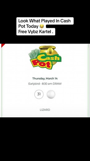 Cash Pot Draw Results: Kartel Vibes in Jamaica