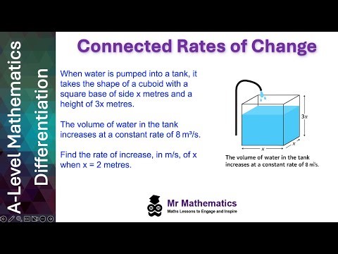 Connected Rates of Change | A-Level Pure Mathematics | Mr Mathematics