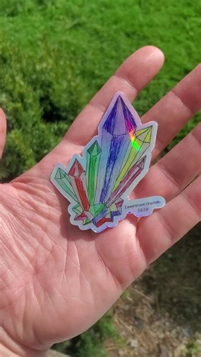 My Daughter Trinity designed this sticker! Pretty cool indeed & Holographic too! Priced to move! Amazing Quality & only $2