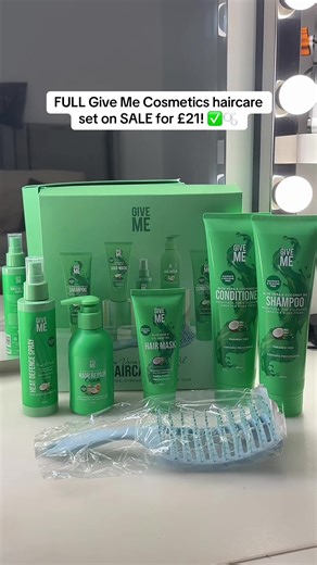 Last Day to Get Give Me Cosmetics Hair Care Set for £21