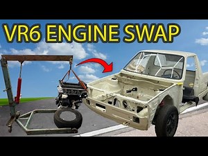 From TDI to VR6 3.2 | Engine Swap Reveal In My Volkswagen Caddy MK1 - Episode 17