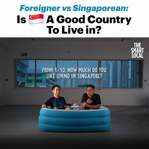 30K views · 278 reactions | From 1-10, how much do you like living in Singapore? Watch a Singaporean and a foreigner have a hot-seat worthy discussion in their literal not so hot seats. | TheSmartLocal.com | Facebook