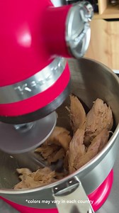 Shredded chicken in seconds? The KitchenAid stand mixer does it all. I want it, I must have it, and you deserve the ultimate kitchen upgrade. #KitchenAid #CourtsBarbados | Courts Barbados