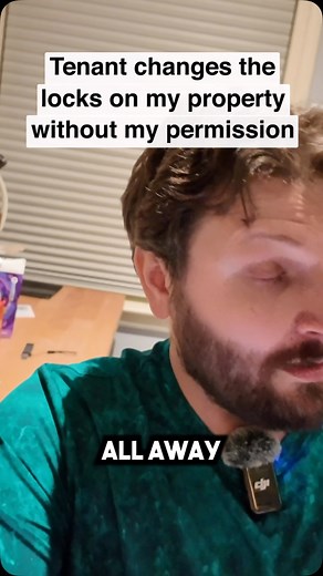 Tenant swaps out the locks on my property without telling me #propertyinvesting #tenantproblems #landlordlife #tenant #landlord (DISCLAIMER: This is a skit based on a true story) | Bryce Axelrad