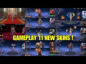 GAMEPLAY 11 NEW SKINS ! | Mobile Legends