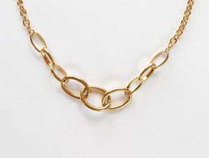 18K Gold Chunky Chain Necklace, Waterproof, Tarnish-free, Hypoallergenic - Etsy