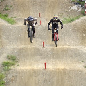 180K views · 5.4K reactions | No chain ⛓ just flow . Crankworx RockShox Pump Track Challenge was pure . 磊 Kialani Hines & Niels Bensik 賂 Caroline Buchanan & Bas van Steenbergen Full Replay available on Red Bull TV  https://win.gs/CrankworxIBK22 | Red Bull Bike | Facebook