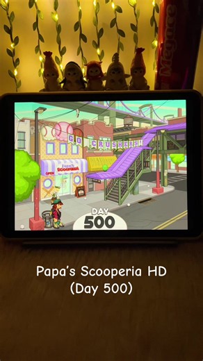 Papa’s Scooperia HD (Day 500) - Perfect Day!🍨✨ #papasscooperia #papasgames #ipadgames #cozygaming #fyp