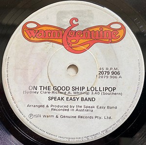 Speak Easy Band - On The Good Ship Lollipop