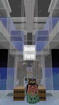 Resin Farm #minecraft #minecraftbuilds