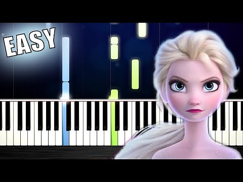 Idina Menzel, AURORA - Into the Unknown (Frozen 2) - EASY Piano Tutorial by PlutaX