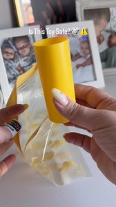 Mom Hack 🎳🧩⚽️Use a toilet paper roll to test toy safety! If a toy fits inside — choking hazard. If it doesn’t — safe for toddlers. 👍👶#safetytips #momhacks #babyhacks #toddlersafety #parentingtips #lifehack #momtips | Vitalia MomHack
