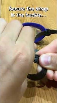 How To Adjust a GOGGLE STRAP! (Tutorial) #Shorts