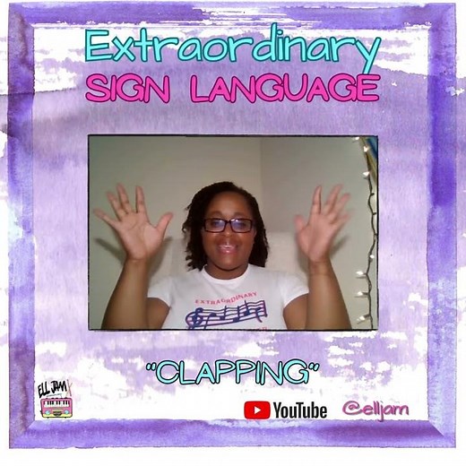 Sign Language for Kids | Learn the Sign for “CLAPPING” | Beginner ASL | Ell Jam