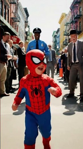 This Baby Spider-Man Is Too Cute to Catch 🤣