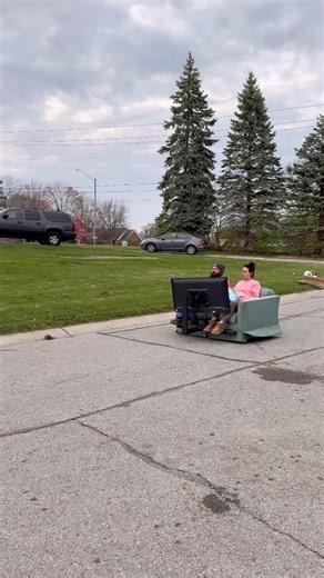 6.5M views · 79K reactions | Motorized Love Seat Gets A TV Update  #reelsvideo #motorized #loveseat #furnituredesign #custommade #diy #fabrication #project #fun #netflixandchill #fyp | Buildadadgarage | Facebook