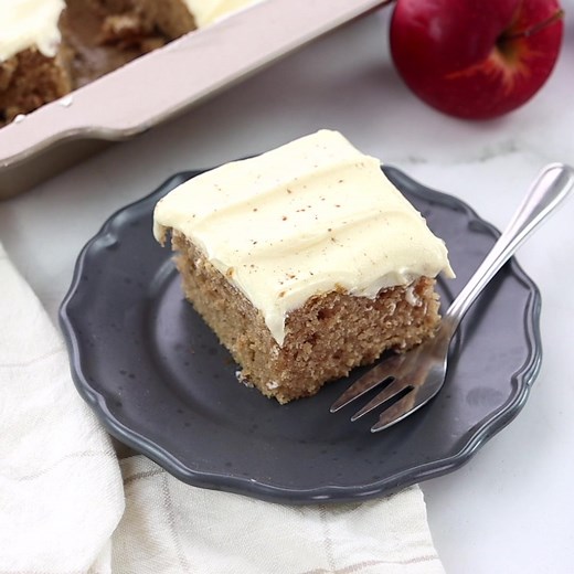 APPLESAUCE CAKE! An amazingly delicious, old fashioned Applesauce Cake recipe! It’s a super soft and moist cake, similar to carrot cake but rather with a light apple flavor and plenty of autumn spices! RECIPE: https://www.cookingclassy.com/applesauce-cake/ | Cooking Classy